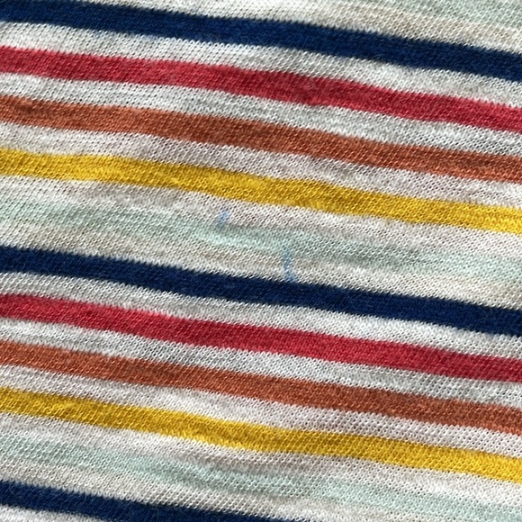 🌈 Madewell Whisper Cotton Crewneck Tee in Rainbow Stripe 🌈 - Picture 5 of 7